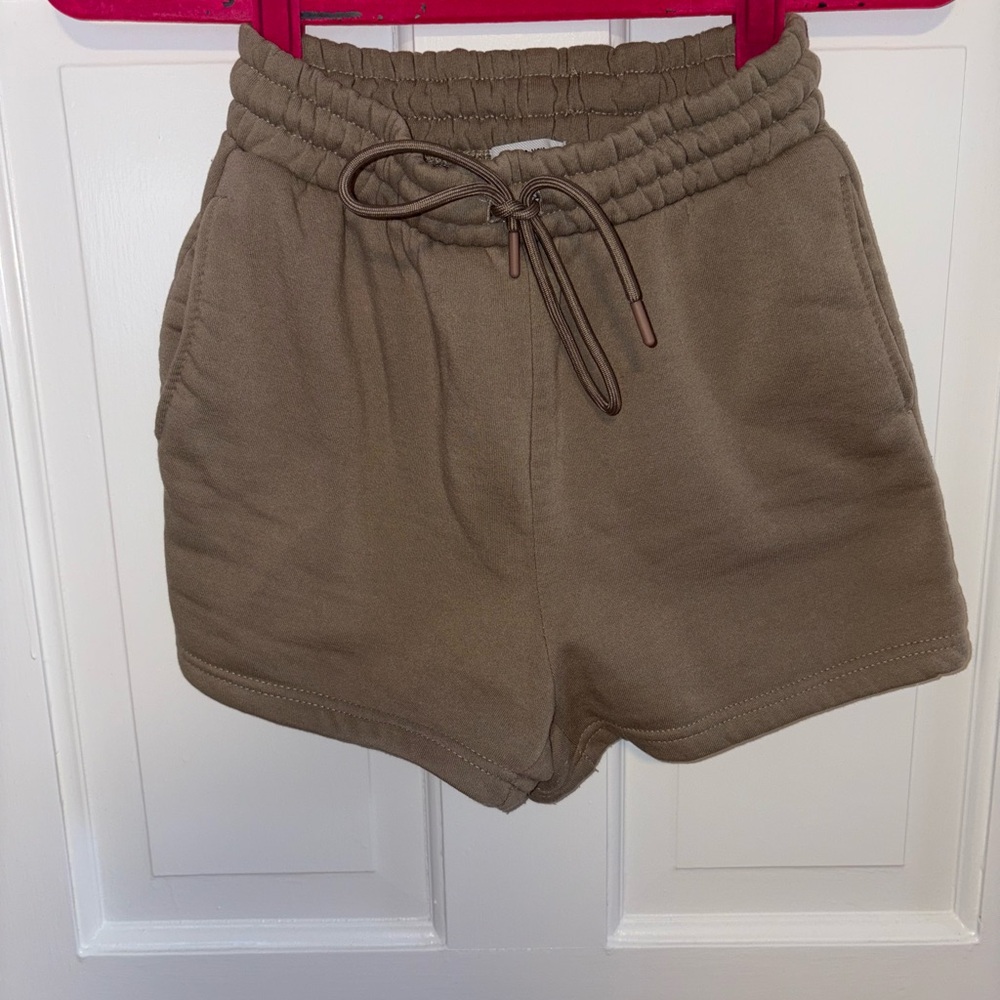 Always Cream Athletic Shorts